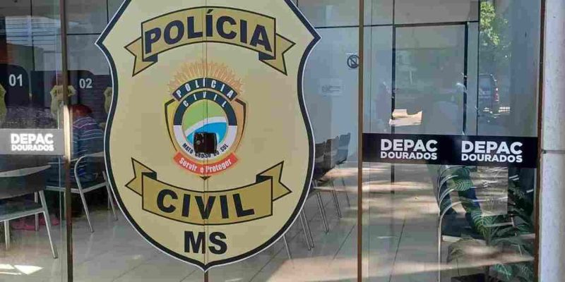 Caso foi registrado na Depac de Dourados (Foto: Marcos Morandi)