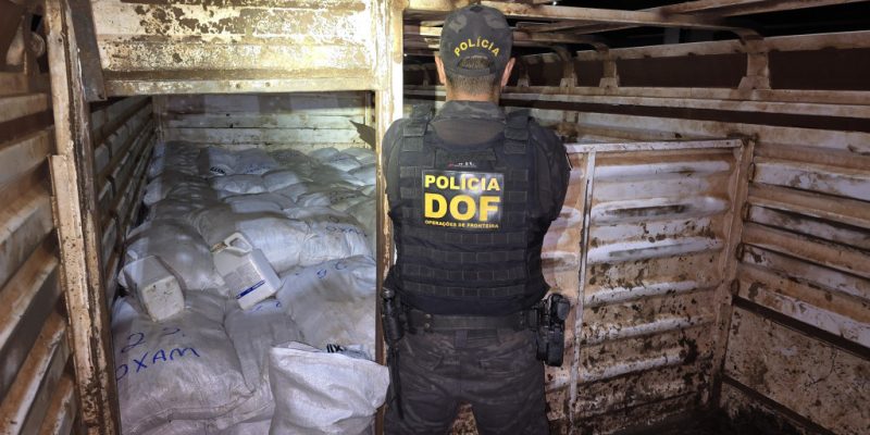 Autor afirmou que pegou os defensivos agrícolas em Ponta Porã e levaria até a cidade de Caarapó (Foto: Divulgação/DOF)