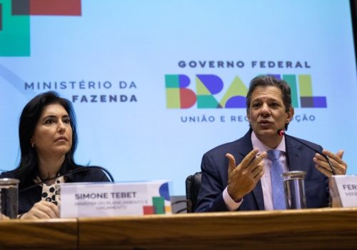 Ministros Simone Tebet (Planejamento) e Fernando Haddad (Fazenda): na ponta do lápis